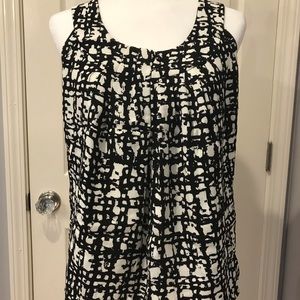 NWT Kate Spade sleeveless “Matinee Tweed Top”